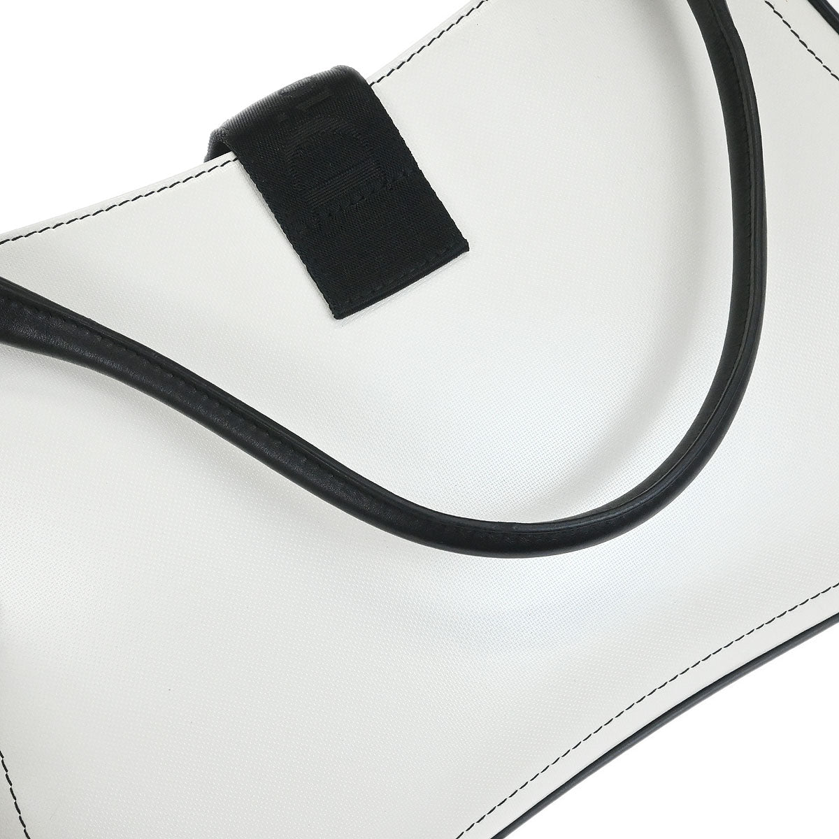 Christian Dior White Leather Hardcore Handbag