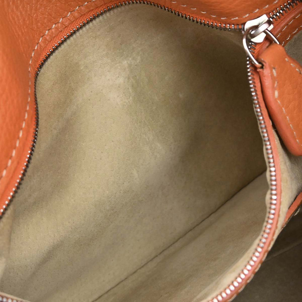 Fendi Orange Selleria Mamma Baguette Handbag