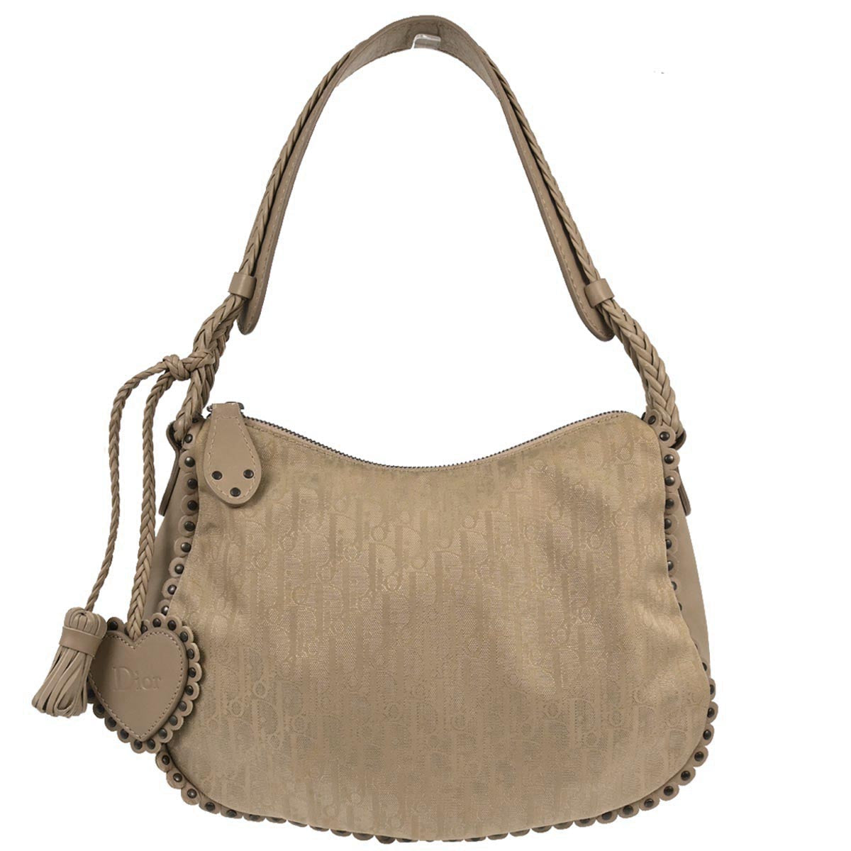 Christian Dior Beige Trotter Ethnic Shoulder Bag