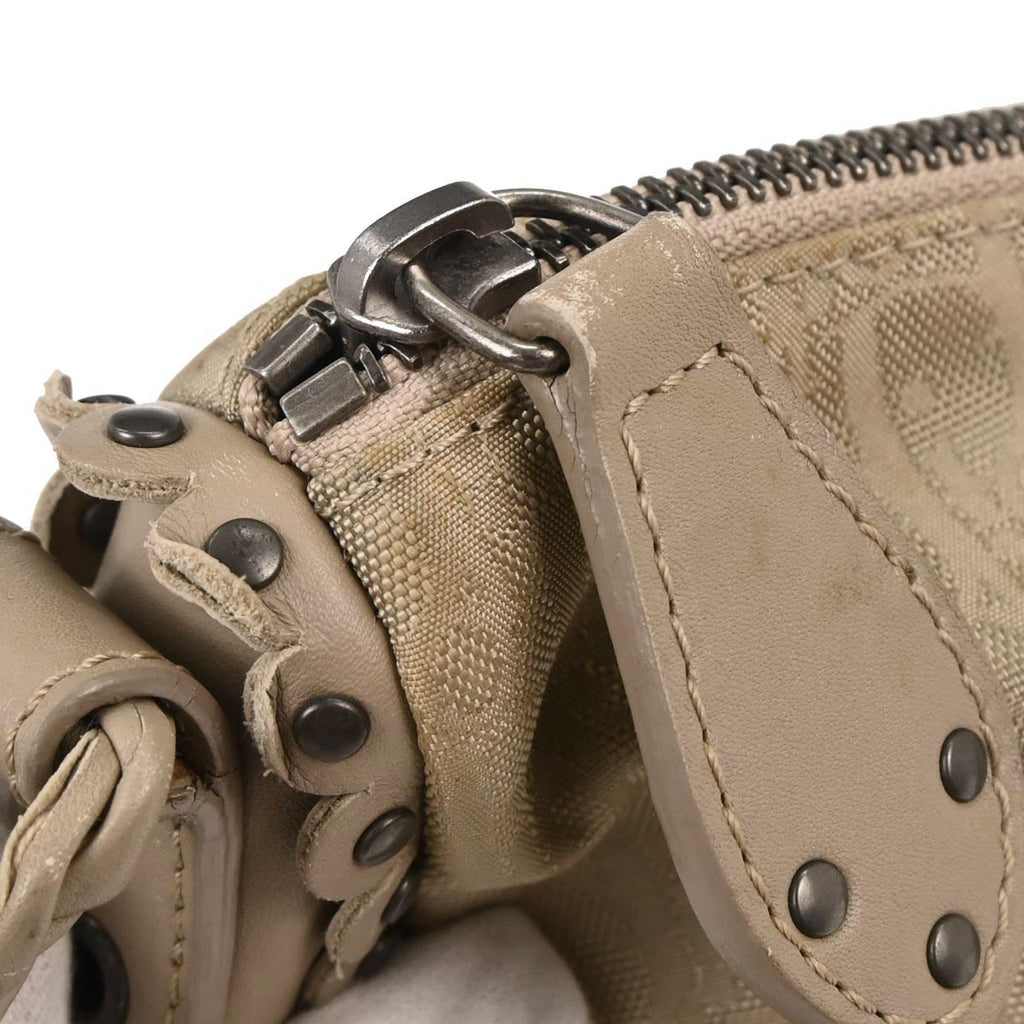Christian Dior Beige Trotter Ethnic Shoulder Bag