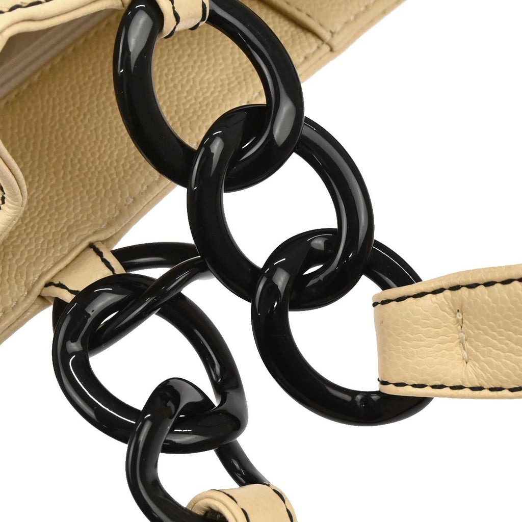 Chanel Beige Caviar Skin Tote Handbag