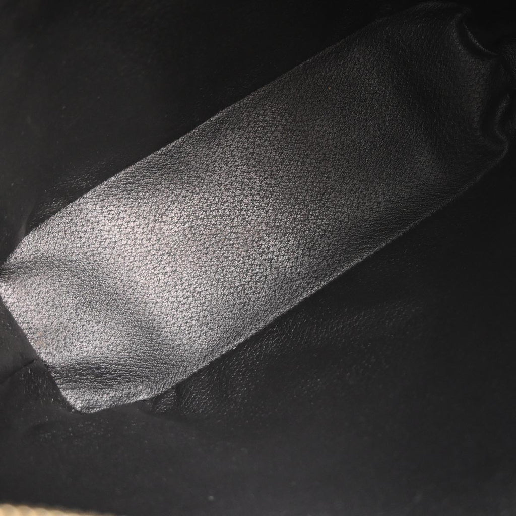 Celine Black PVC Macadam Shoulder Bag