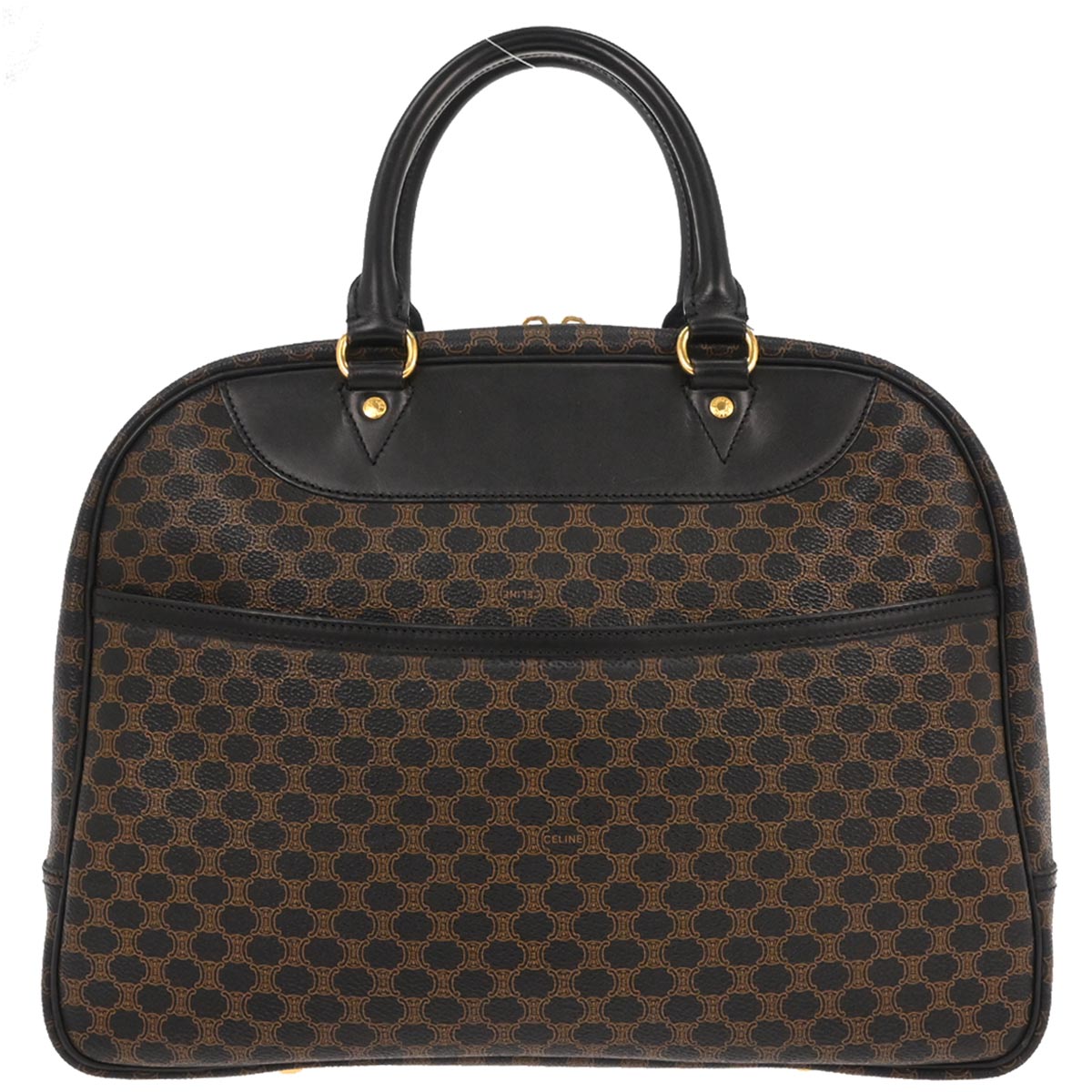 Celine Black Macadam Handbag