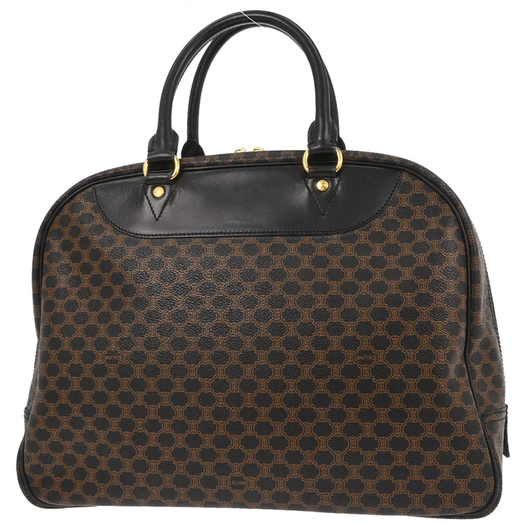 Celine Black Macadam Handbag