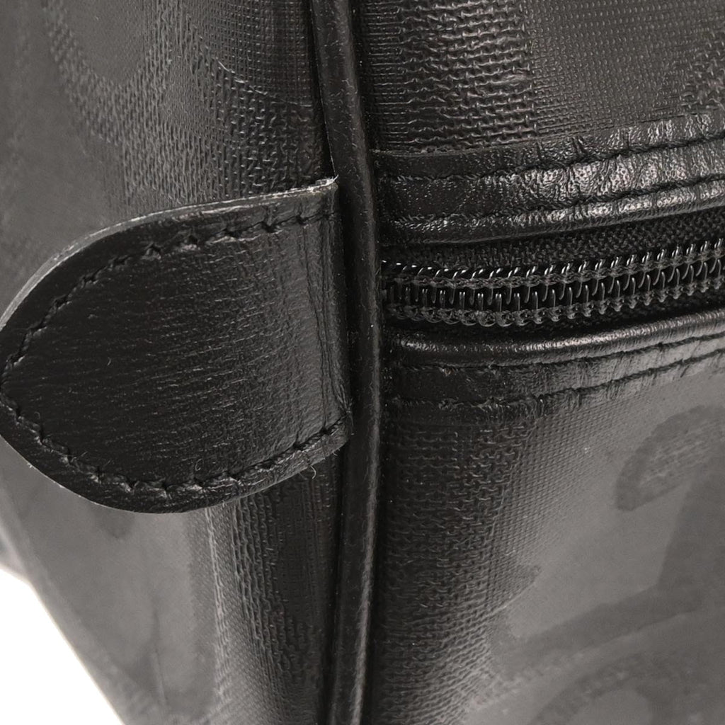 Christian Dior Black PVC Trotter Duffle Bag