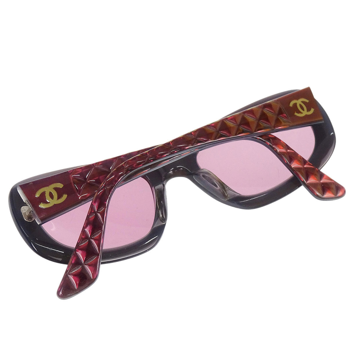 Chanel Sunglasses Eyewear Pink Small Good