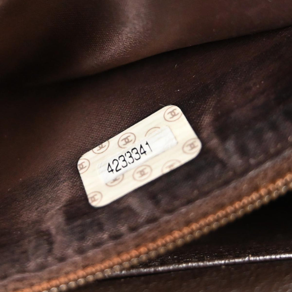 Chanel 1996-1997 Brown Lambskin Shoulder Bag