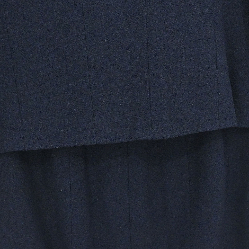 Chanel Setup Suit Jacket Skirt Navy