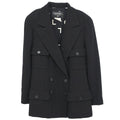 Chanel 1997 Double Breasted Jacket Black #38
