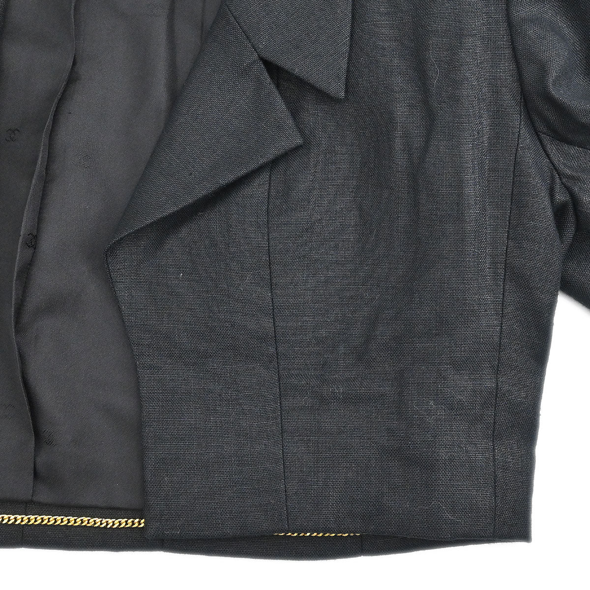 Chanel 1995 Open Front Jacket Black #38