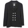 Chanel 1997 Double Breasted Jacket Black #36