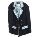 Chanel 1993 Double Breasted Jacket Black #40