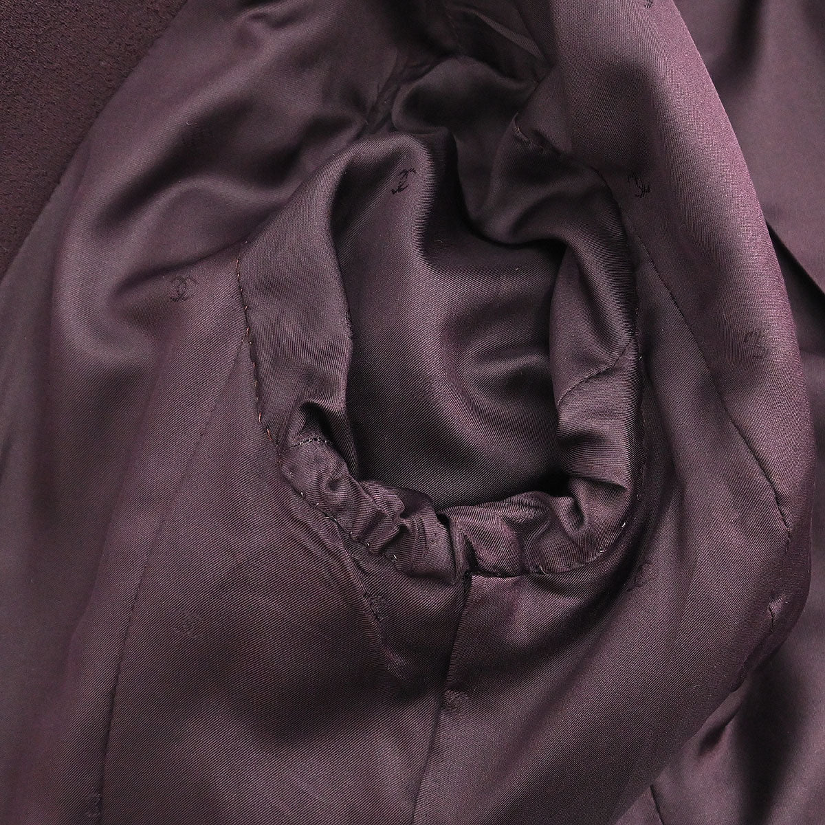 Chanel 1995 Single Breasted Jacket Bordeaux #40
