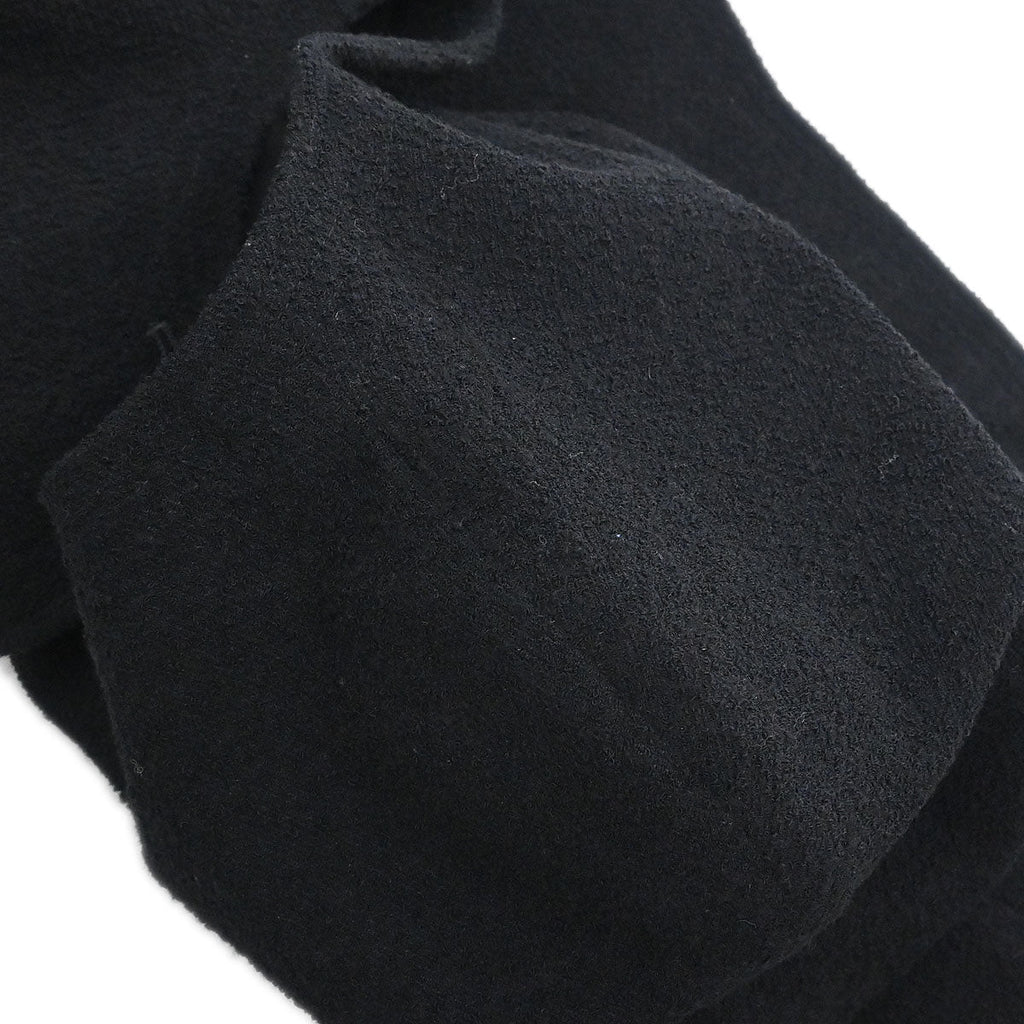 Chanel 1995 Single Breasted Collarless Jacket Black #36