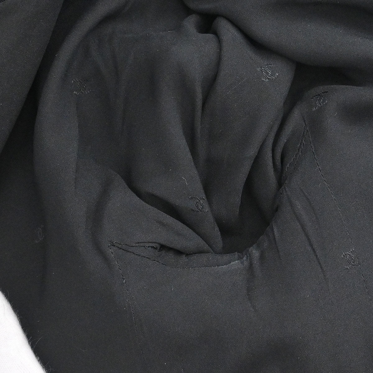 Chanel 1995 Single Breasted Collarless Jacket Black #36