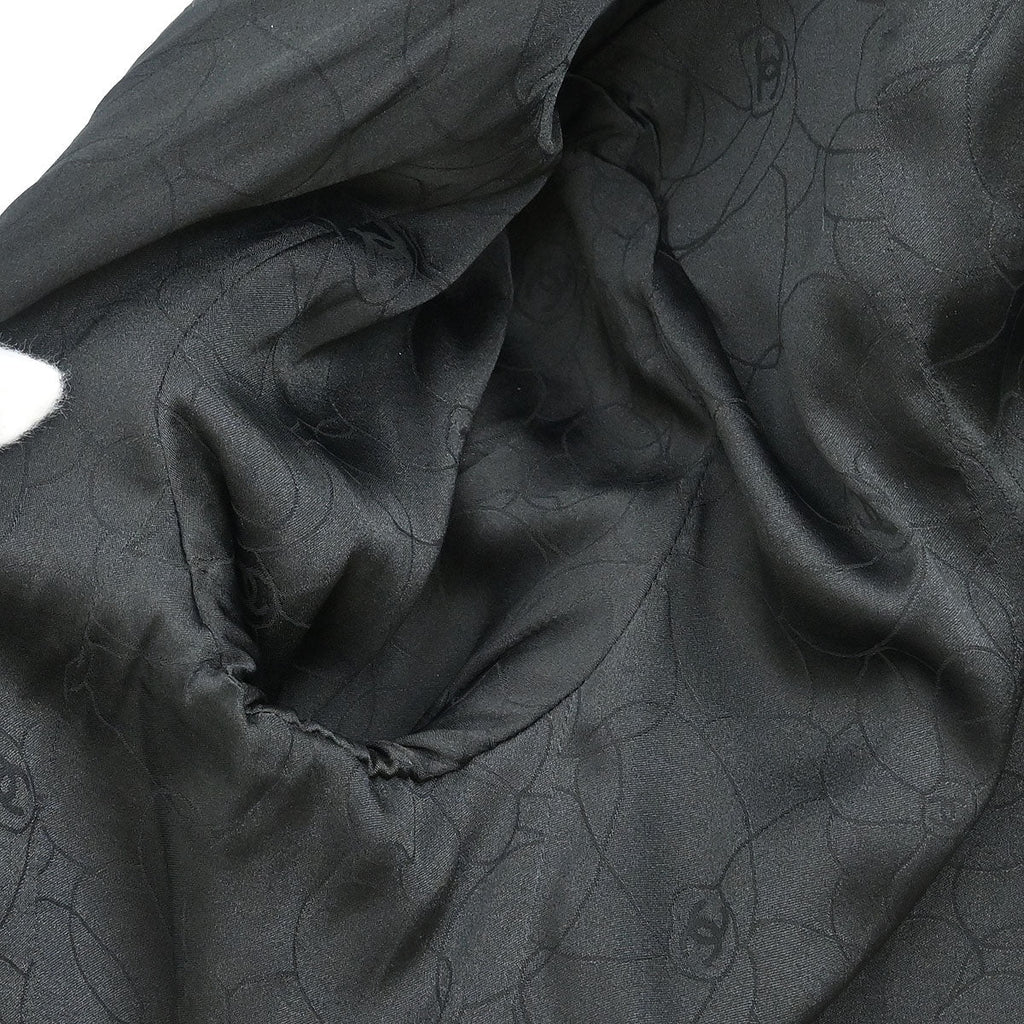 Chanel 2003 Single Breasted Collarless Jacket Black #42