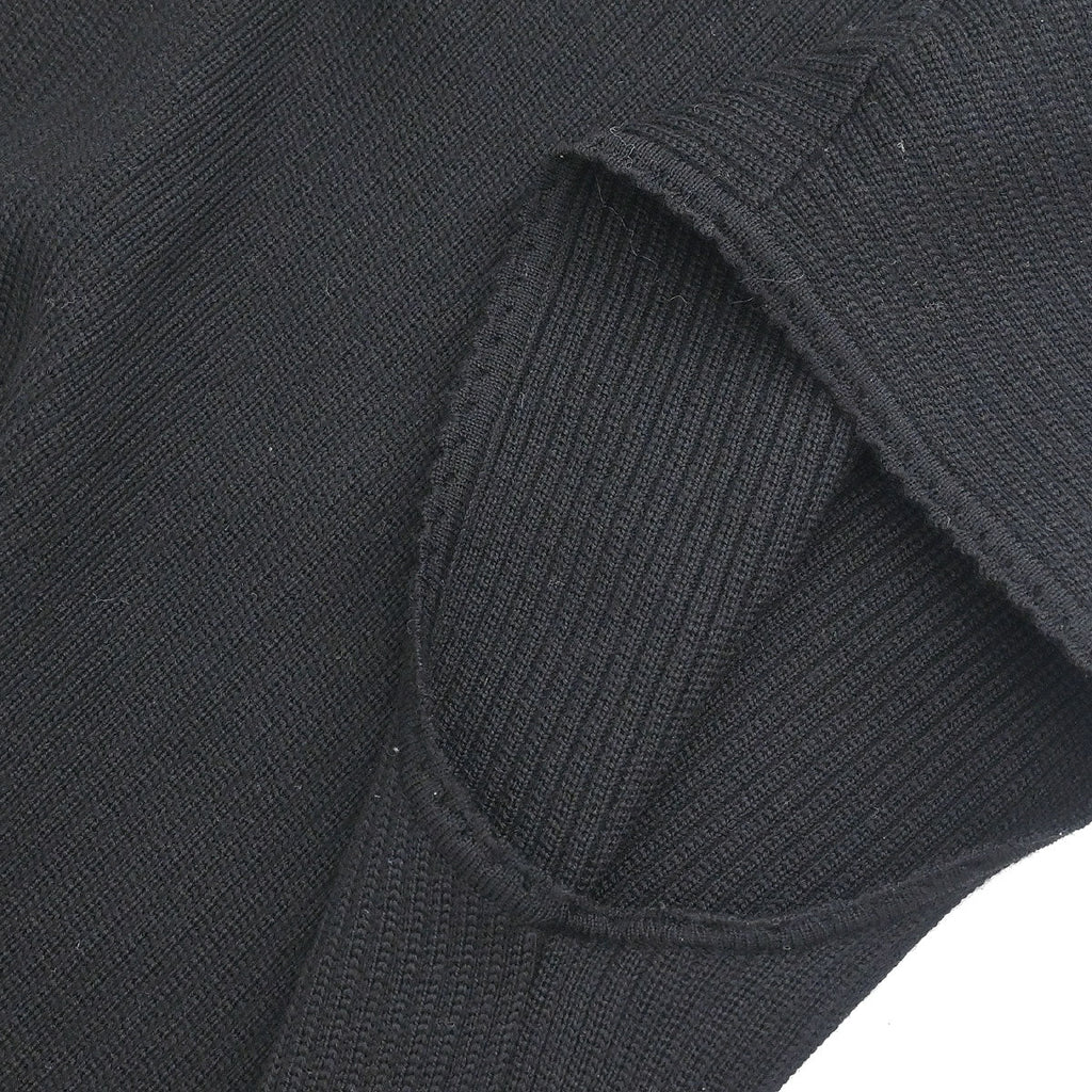 Chanel 1999 Sleeveless Vest Knit Top Black #38