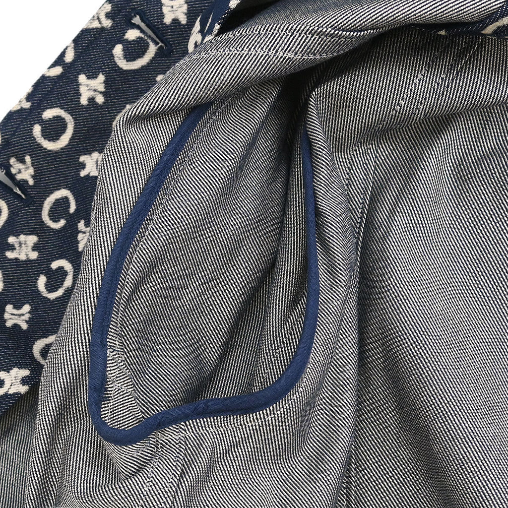 Celine 2005 Denim Jacket C Macadam Navy #40