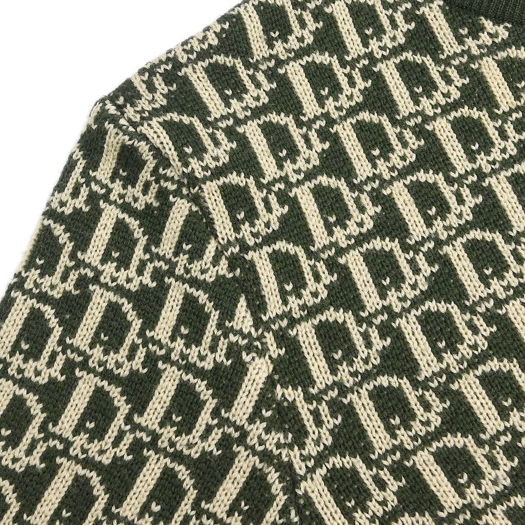 Christian Dior Top Sweater Trotter Dark Green #M