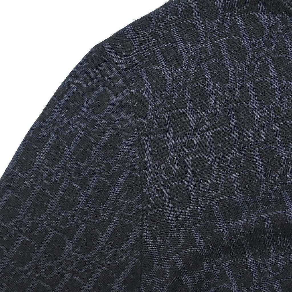 Christian Dior 2009 Trotter Cardigan Black Navy #S