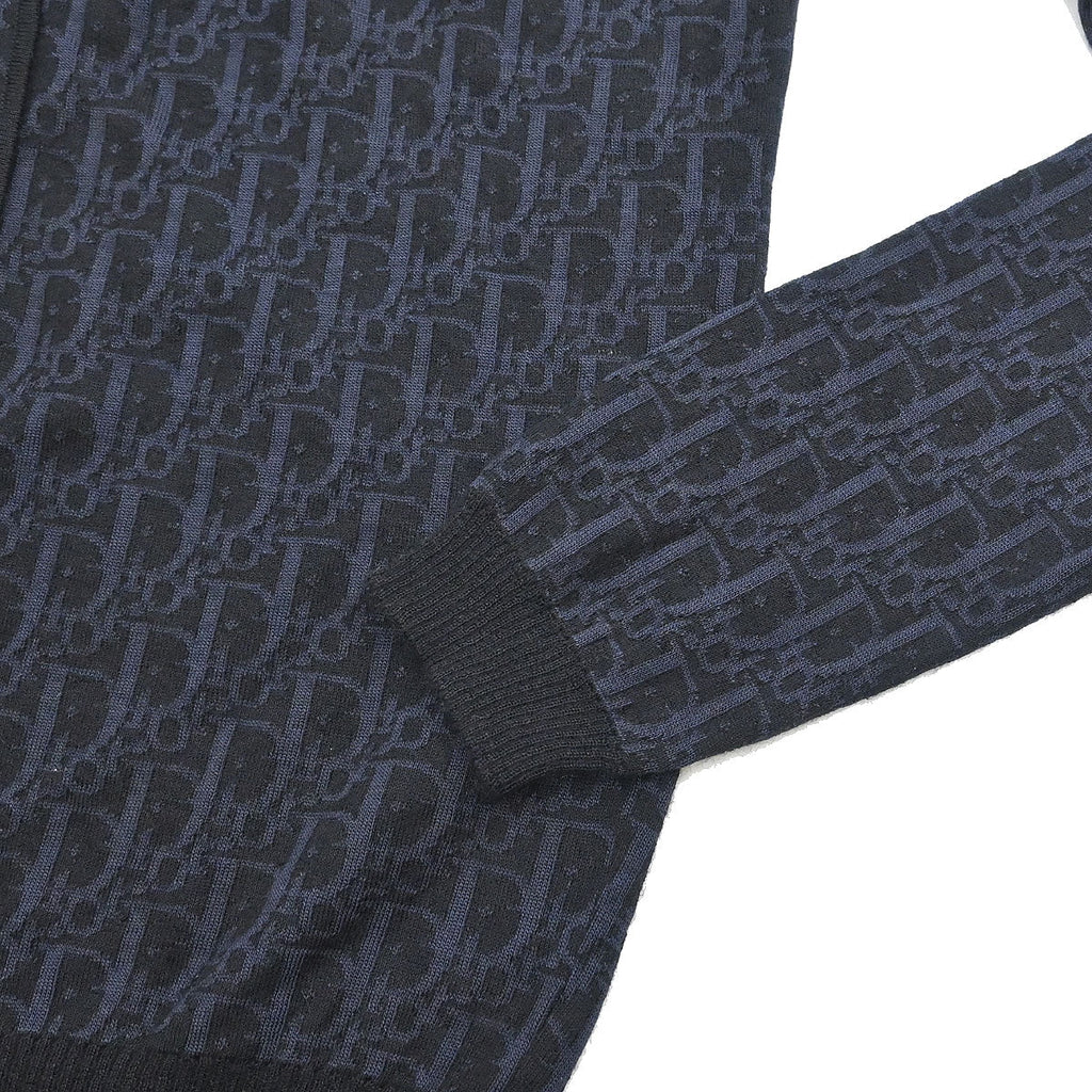 Christian Dior 2009 Trotter Cardigan Black Navy #S