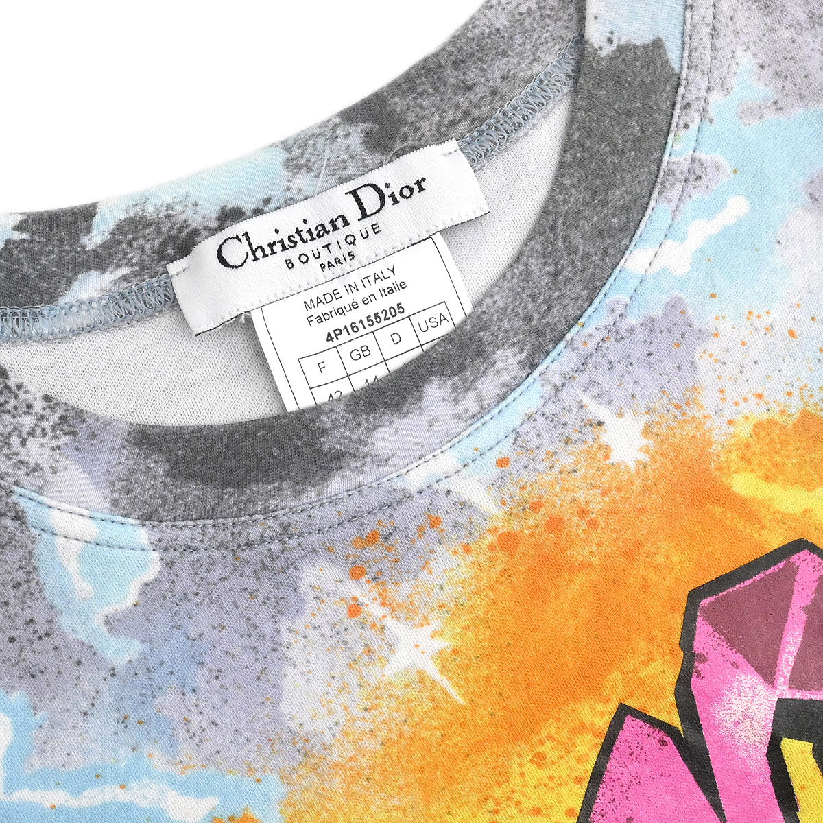 Christian Dior 2004 Top Dior Kaos T-shirt Gray #42