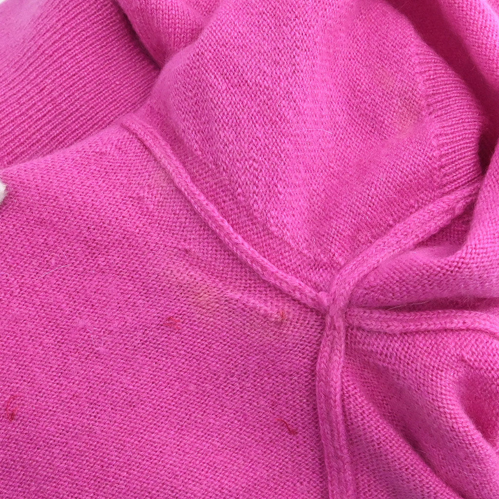 Chanel 1996 Short Sleeve Sweater Top Pink #38
