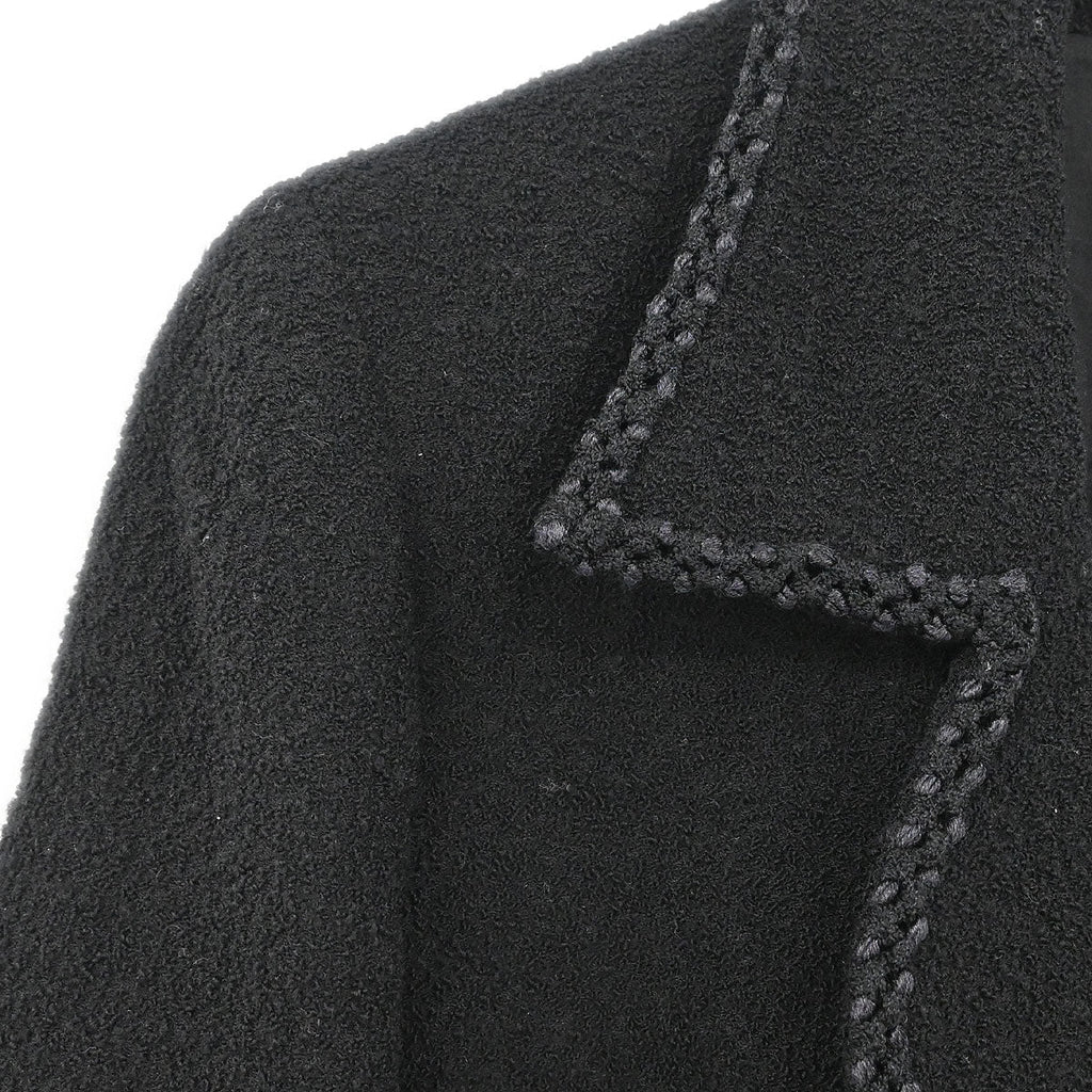 Chanel 2008 Single Breasted Jacket Black #38