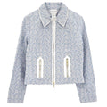 Celine Zip Up Jacket Macadam Light Blue #38