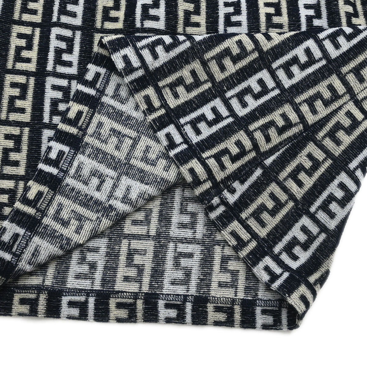 Fendi Top Polo Shirt Zucca Navy #42