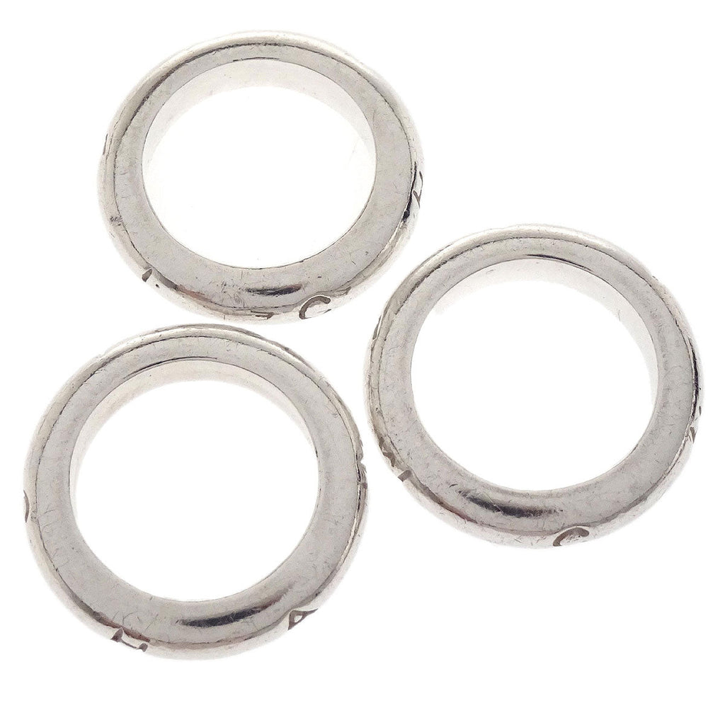 Chanel 3 Set Ring SV925 Silver #52