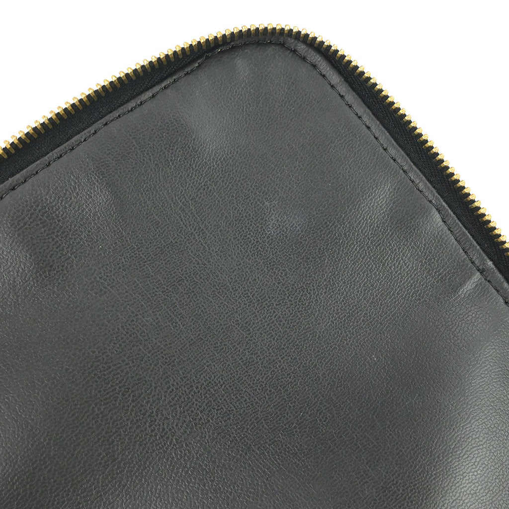 Chanel 1996-1997 Black Caviar Skin Vanity Handbag