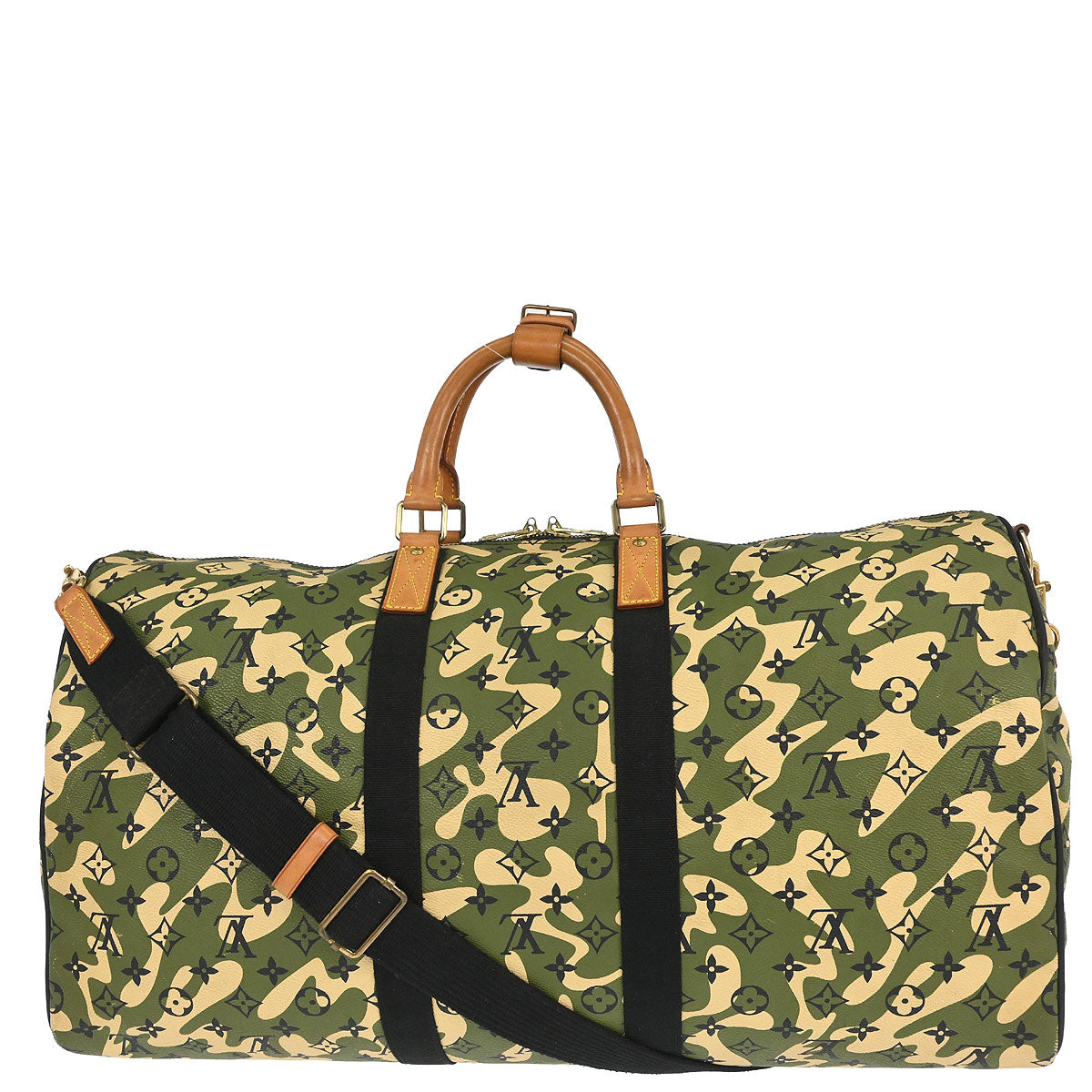 Louis Vuitton 2008 Monogramouflage Keepall Bandouliere 55 M95774
