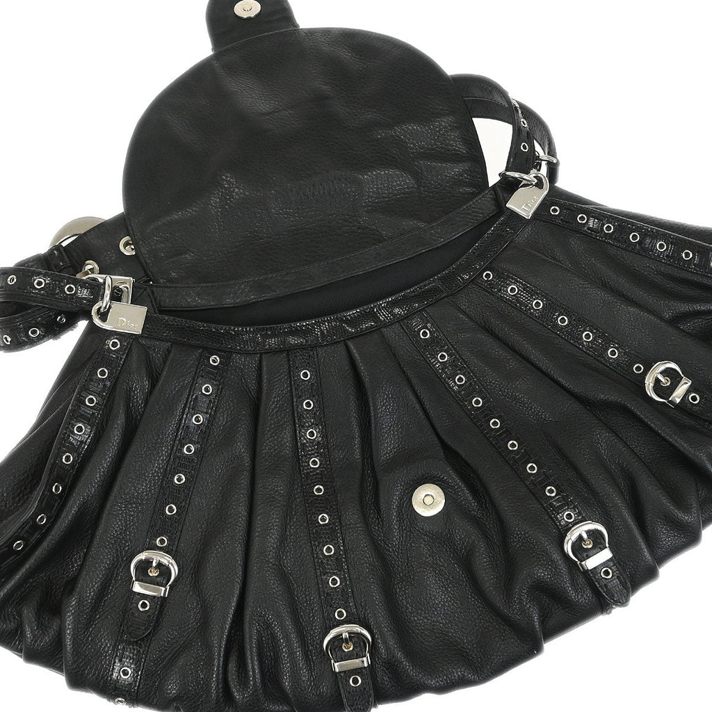 Christian Dior * Black Lizard Savane Chic Handbag