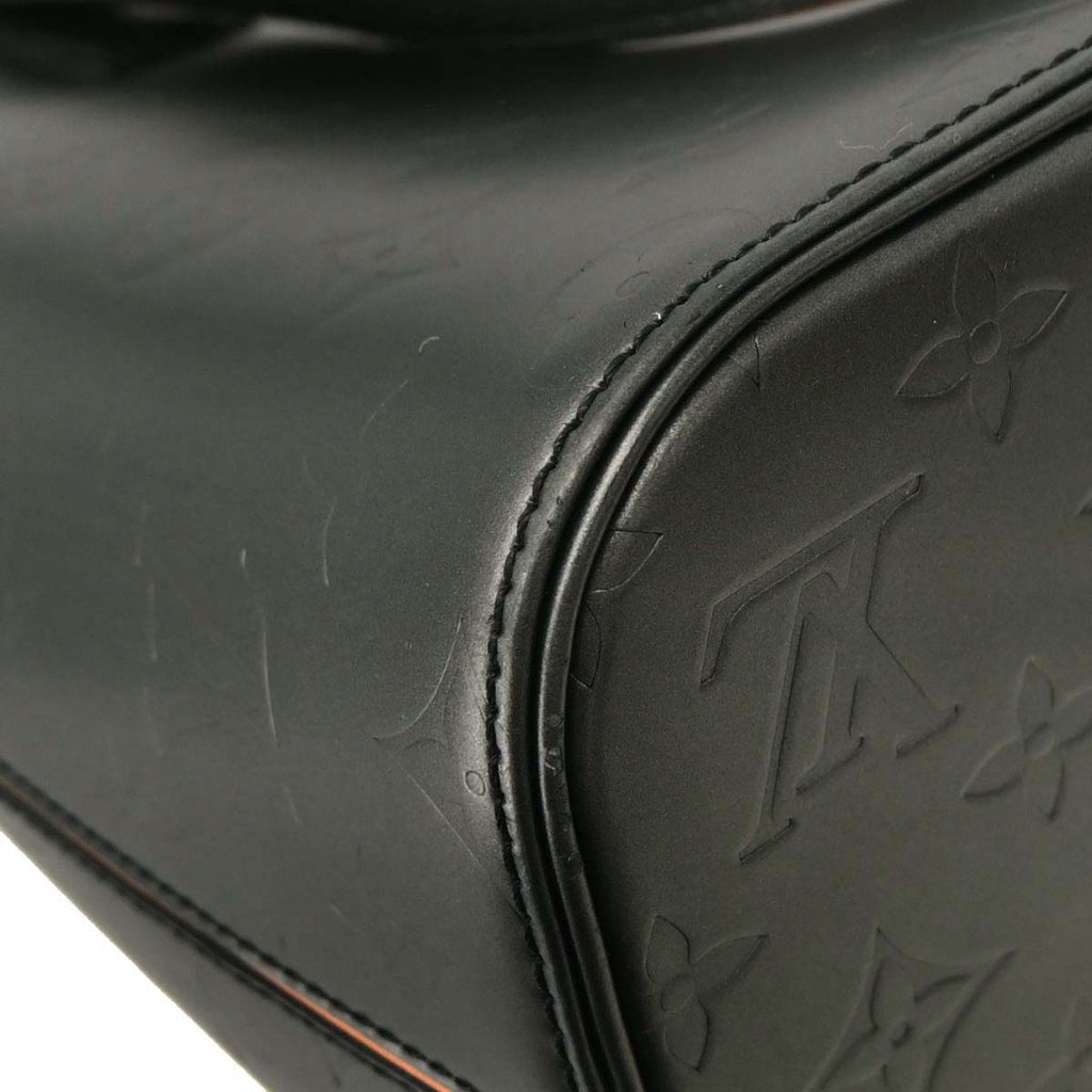 Louis Vuitton 2003 Black Monogram Mat Stockton Tote Handbag M55112