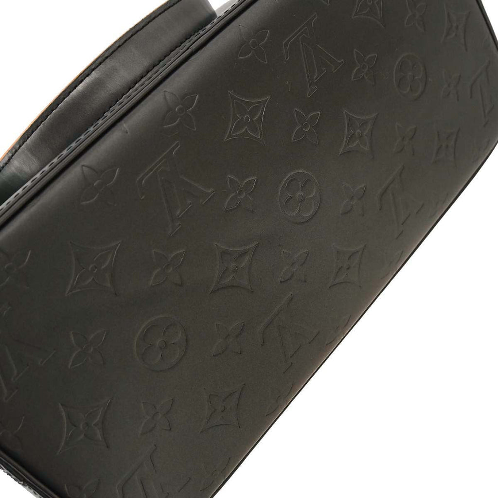 Louis Vuitton 2003 Black Monogram Mat Stockton Tote Handbag M55112