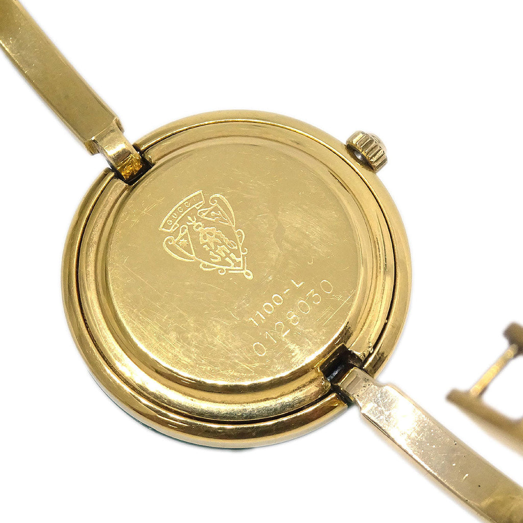 Gucci 1100-L Change Bezel Chameleon Quartz Watch SS