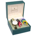 Gucci 11/12 Change Bezel Chameleon Quartz Watch SS