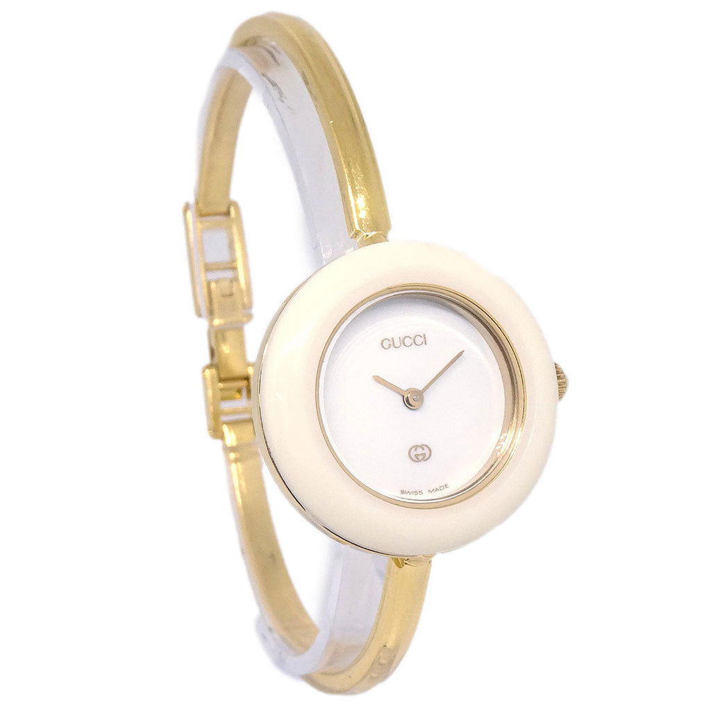 Gucci 11/12 Change Bezel Chameleon Quartz Watch SS
