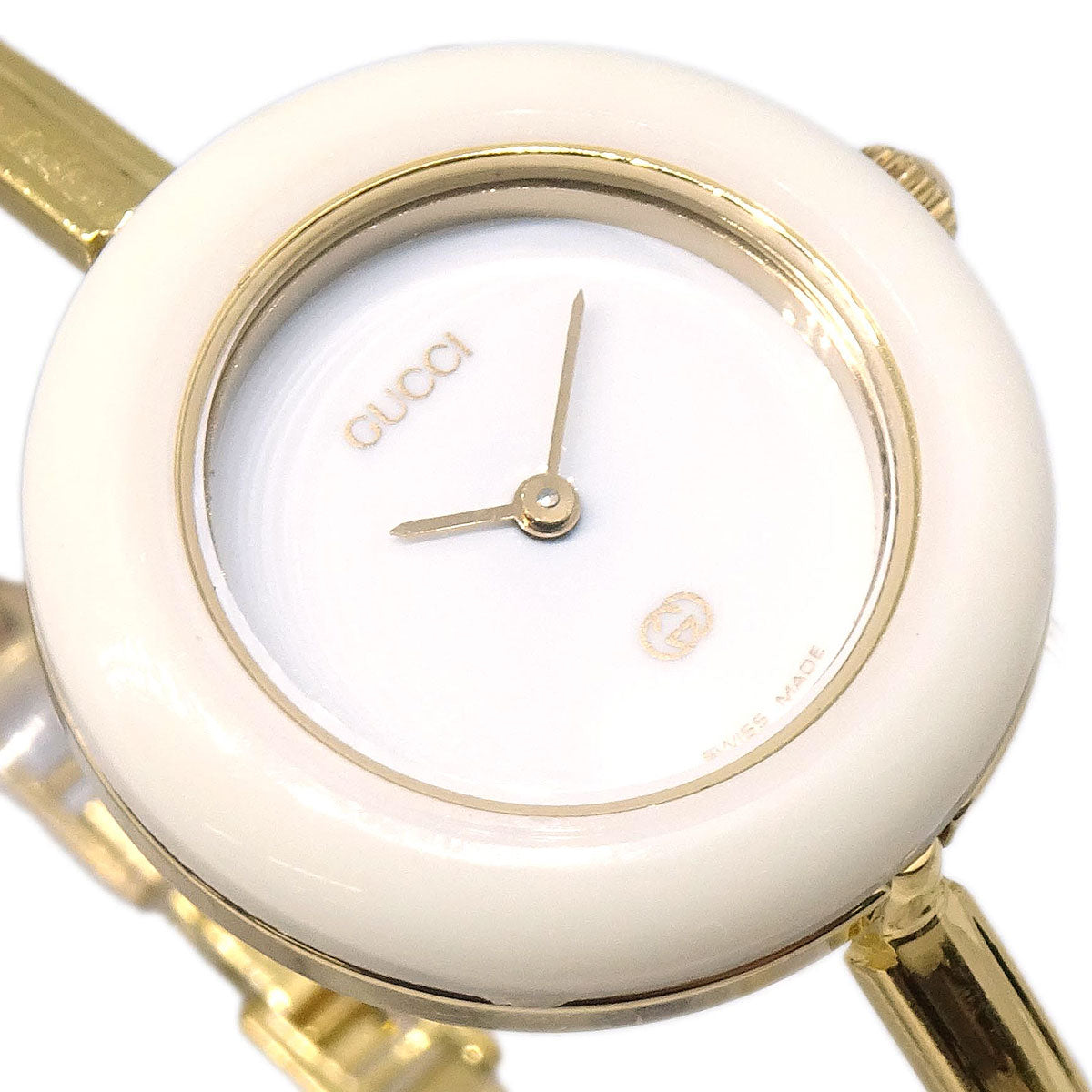Gucci 11/12 Change Bezel Chameleon Quartz Watch SS