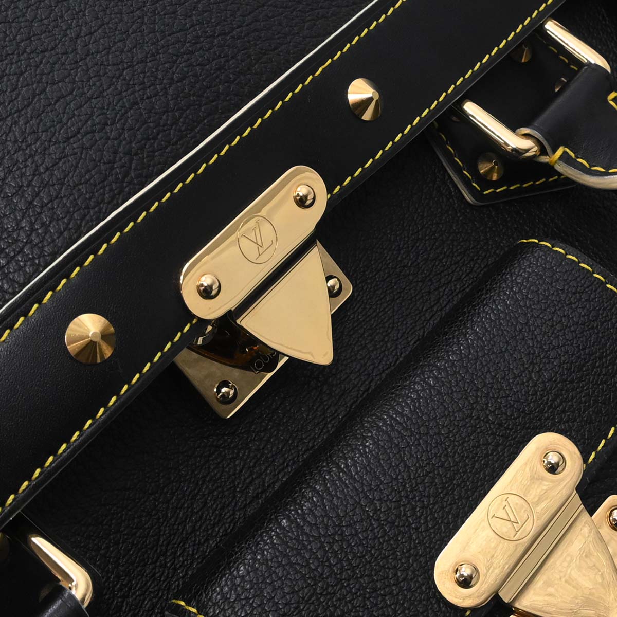 Louis Vuitton Black Suhali Extravagant Handbag M91800