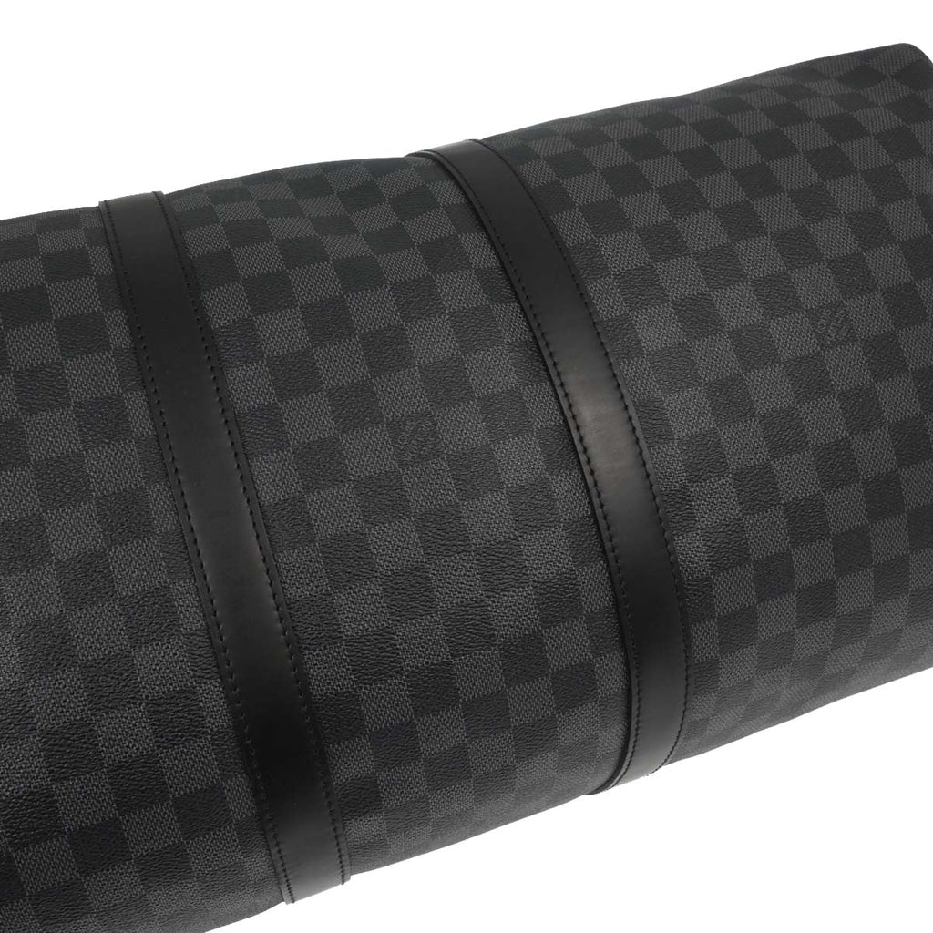 Louis Vuitton Damier Graphite Keepall Bandouliere 55 Duffle N41413
