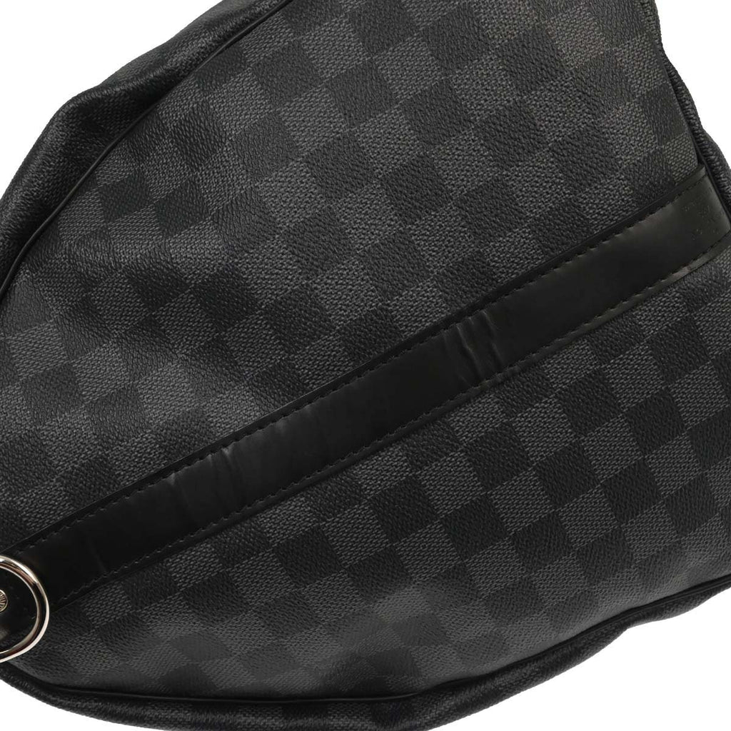 Louis Vuitton Damier Graphite Keepall Bandouliere 55 Duffle N41413