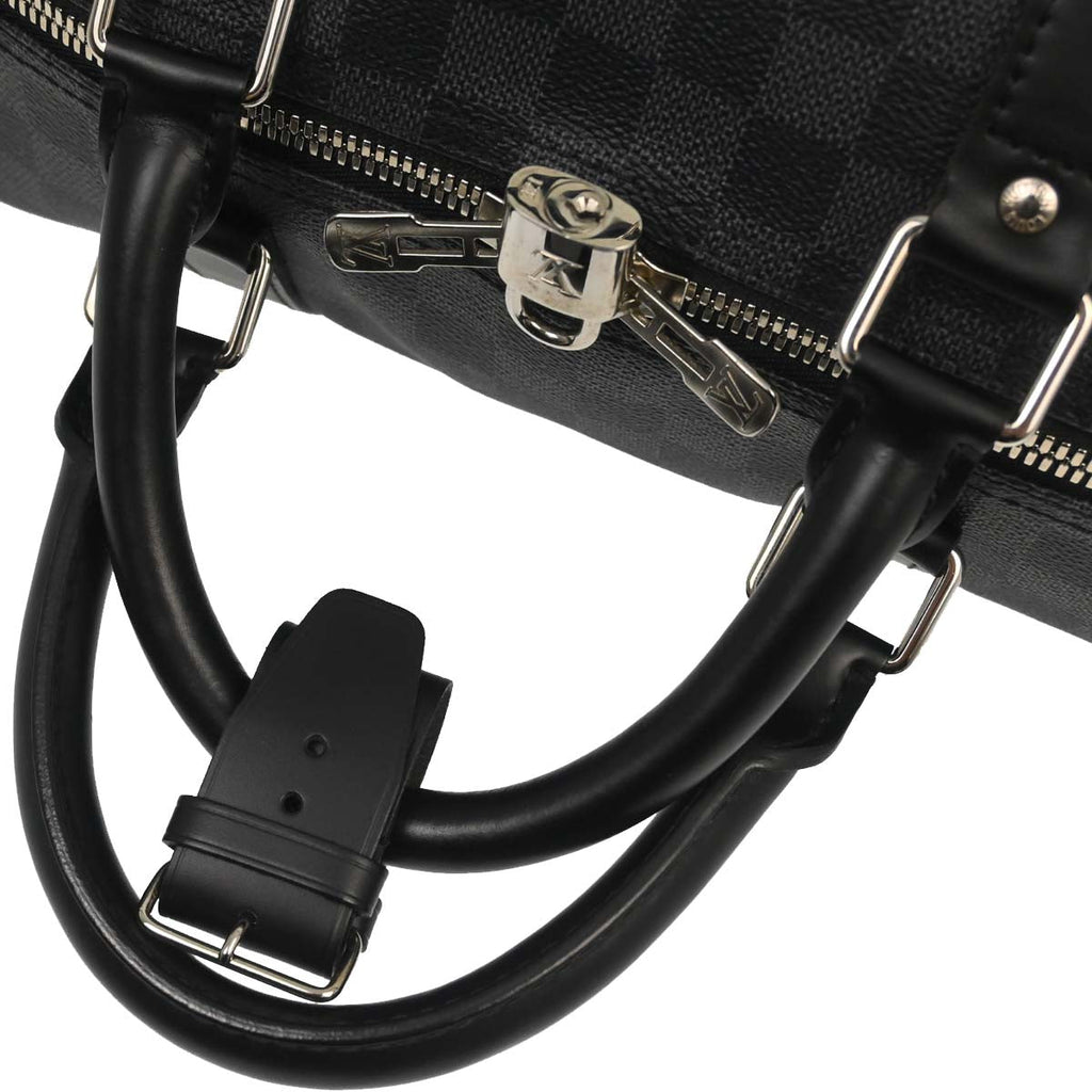 Louis Vuitton Damier Graphite Keepall Bandouliere 55 Duffle N41413