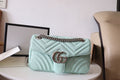 Marmont Small MatelassÃƒÂ© Shoulder Bag Mint Green For Women 10in/26cm 443497