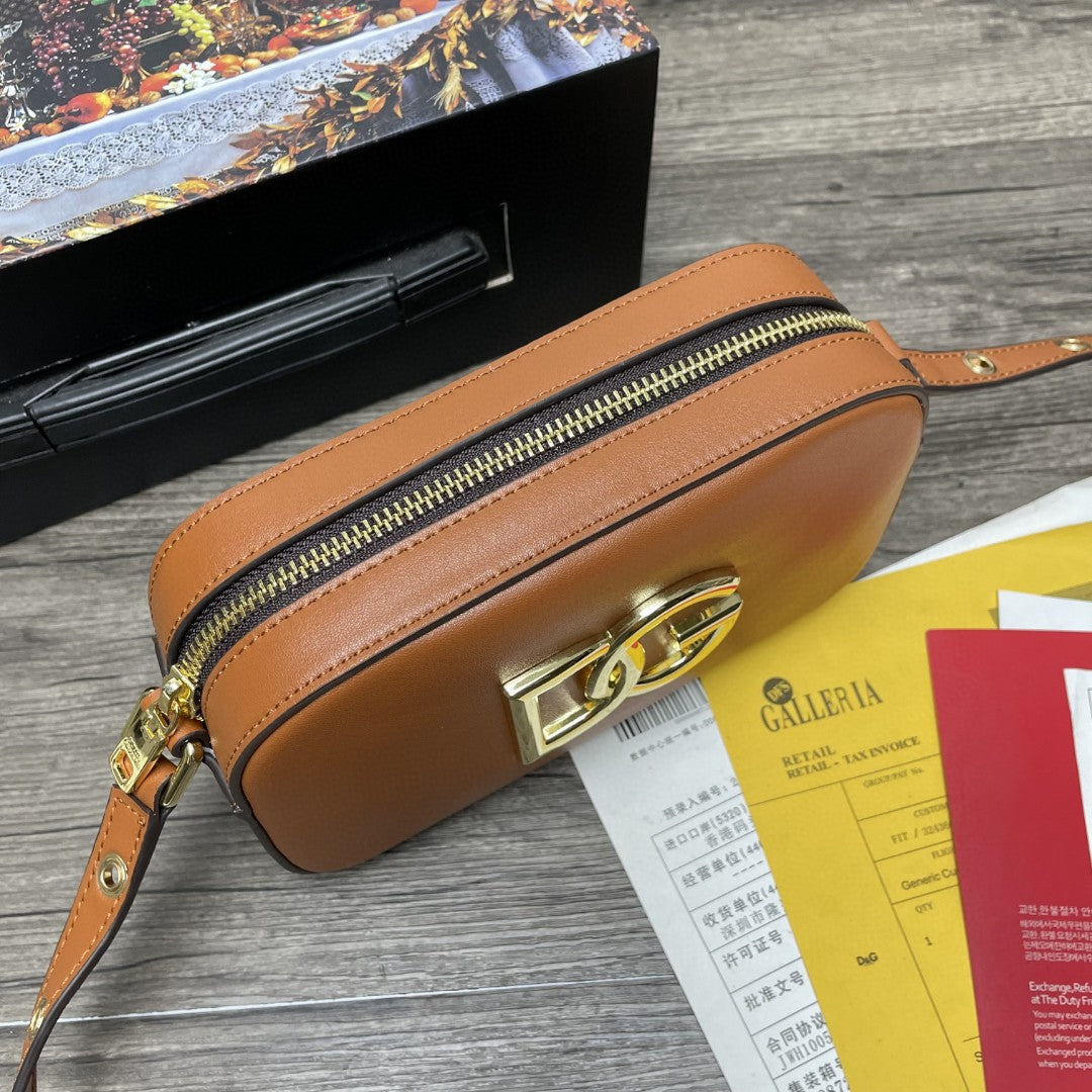 Crossbody 3.5 Bag Brown For Women 7.5in/19cm GLAMIÃ‚Â 