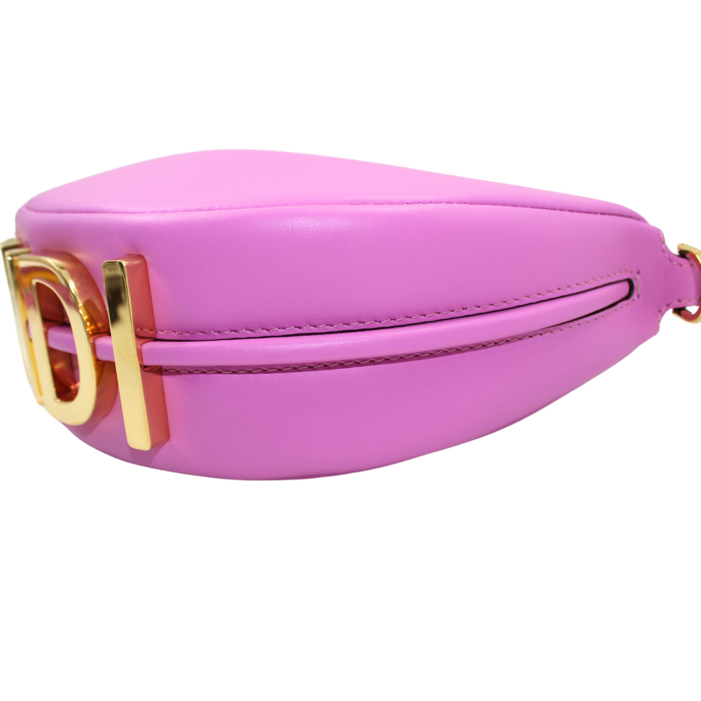 Fendi Fendigraphy Mini Leather Hobo Bag