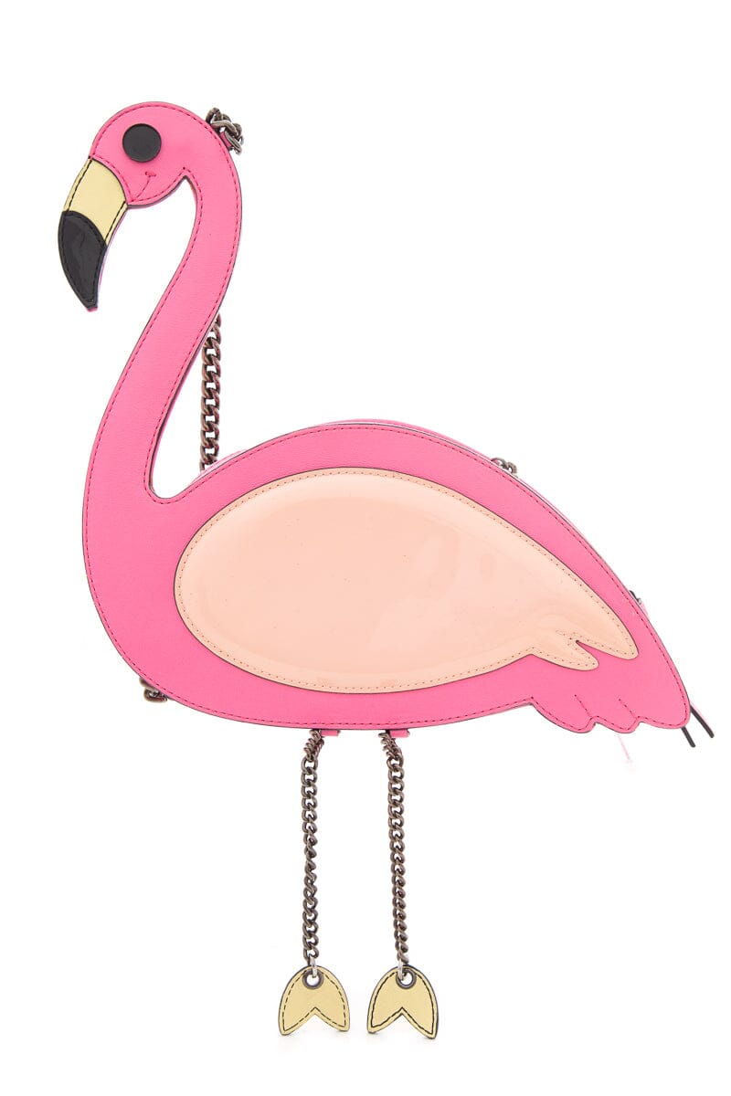Moschino Cheap & Chic Pink Flamingo Shoulder Bag
