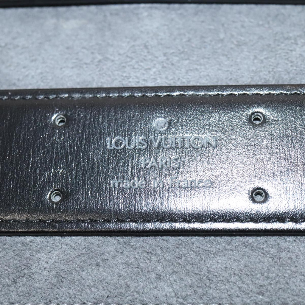 Louis Vuitton Rouleau Black Leather Clutch Bag