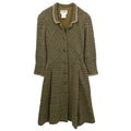 Chanel 1998 Single Breasted Coat Green #38